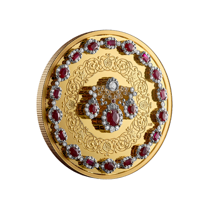 Crown Jewels: A Tribute to the 100th Anniversary of the Birth of Queen Elizabeth II Pure Gold Coin Royal Canadian Mint