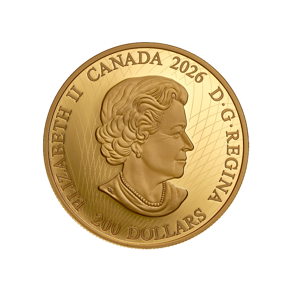 Crown Jewels: A Tribute to the 100th Anniversary of the Birth of Queen Elizabeth II Pure Gold Coin Royal Canadian Mint