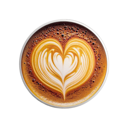 Cuppuccino Heart Food and Drinks 1 Oz Silver Coin 2026 PopCoins