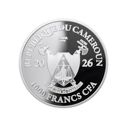 Cuppuccino Heart Food and Drinks 1 Oz Silver Coin 2026 PopCoins