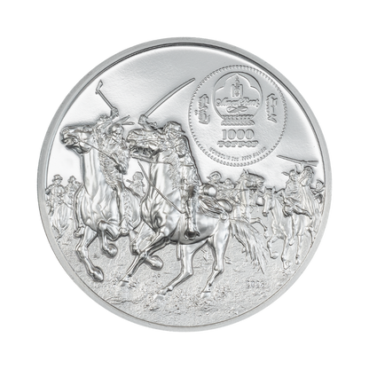 Custer vs Sitting Bull Enemies in History 2 Oz Silver Coin 2026 CIT