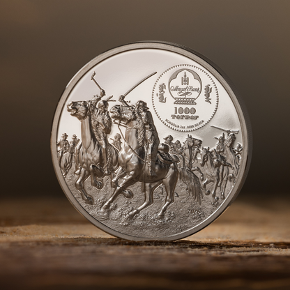 Custer vs Sitting Bull Enemies in History 2 Oz Silver Coin 2026 CIT