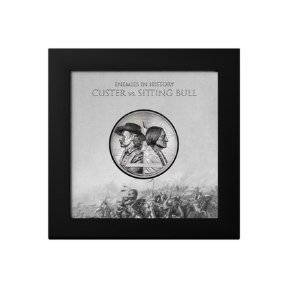 Custer vs Sitting Bull Enemies in History 2 Oz Silver Coin 2026 CIT