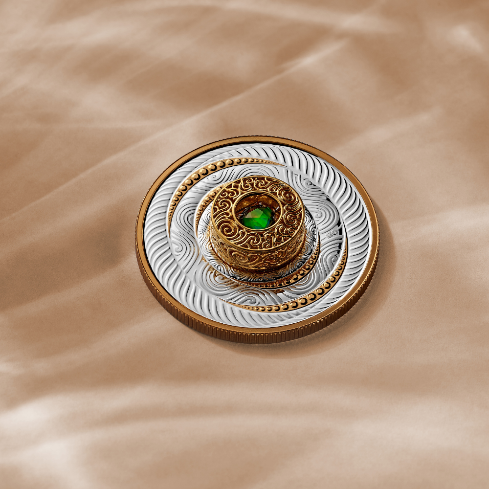 DANCING AMMOLITE AIR Elements of Nature Silver Coin $20 Canada 2024