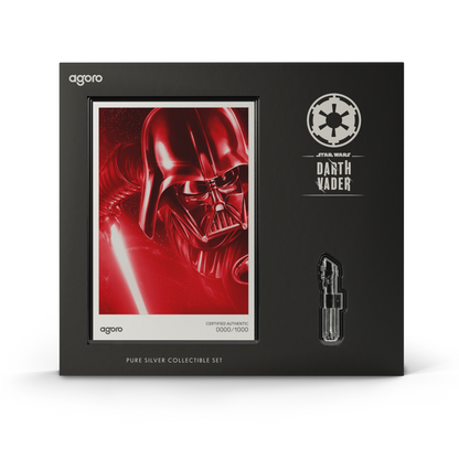 Star Wars™ Darth Vader™ Lightsaber Silver Collectible Set Agoro