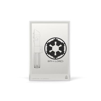 Star Wars™ Darth Vader™ Lightsaber Silver Collectible Set Agoro
