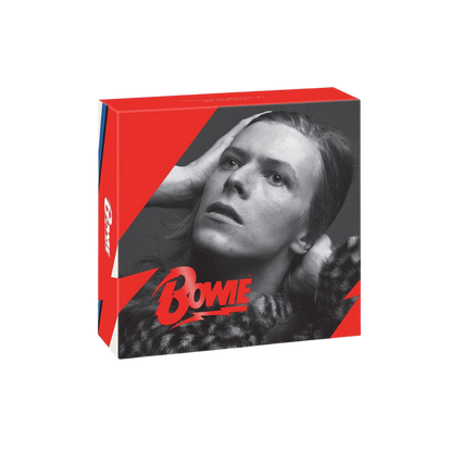 DAVID BOWIE Music Legends 5 Oz Silver Coin 10 Pounds United Kingdom 2020