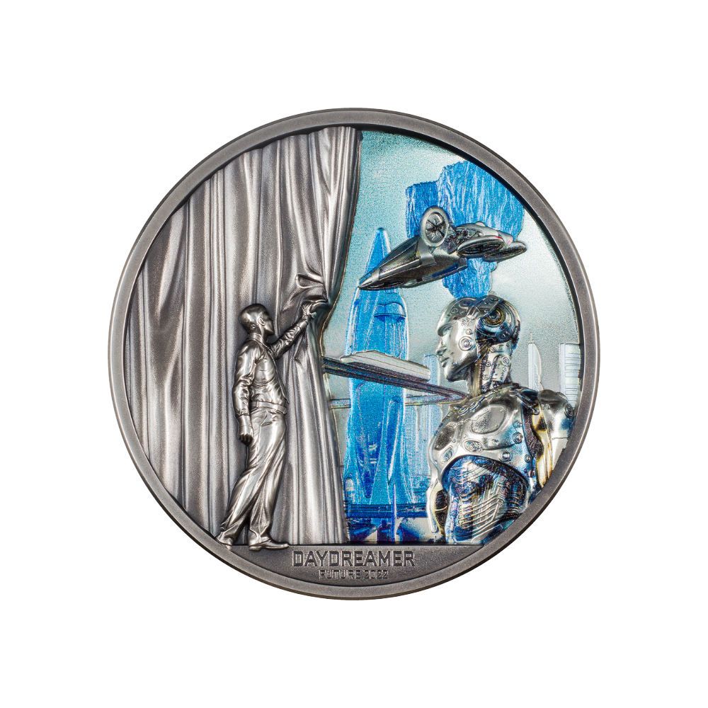 DAYDREAMER FUTURE 2 Oz Silver Coin $10 Palau 2022