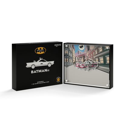 BATMAN™66 Batmobile Silver Coin AGORO