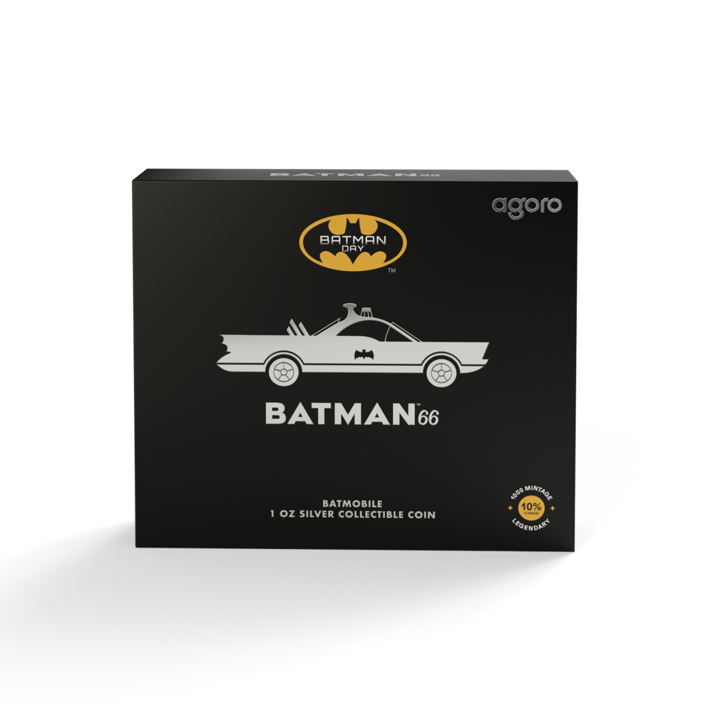 BATMAN™66 Batmobile Silver Coin AGORO