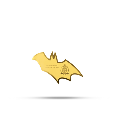 Batman's Emblem Pure Gold Collectible Agoro