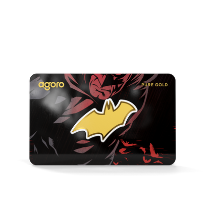 Batman's Emblem Pure Gold Collectible Agoro