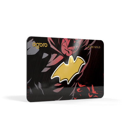 Batman's Emblem Pure Gold Collectible Agoro