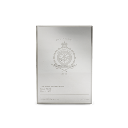 DC 90th Anniversary Silver Age The Brave and the Bold #28 Silver Coin AGORO