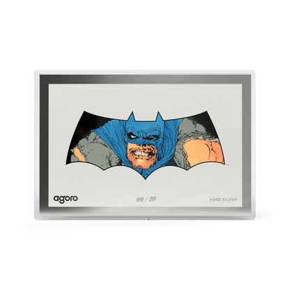 The Dark Knight Returns: BATMAN™ Silver Collectible Foil Agoro