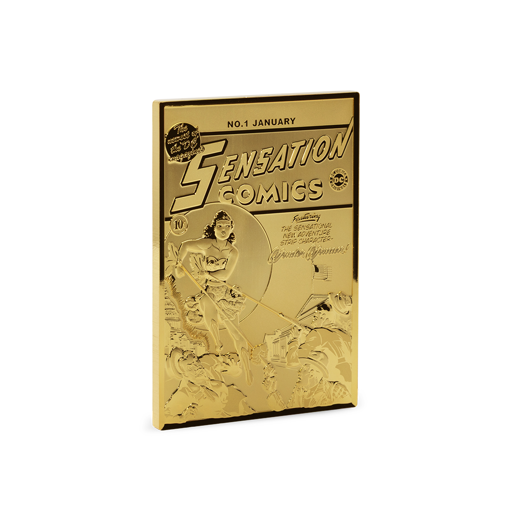 DC 90th Anniversary Golden Age Sensation Comics #1 Gilded Coin