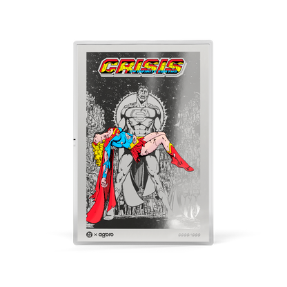 Death of Supergirl Crisis on Infinite Earths (1985) #7 Silver Collectible Foil AGORO