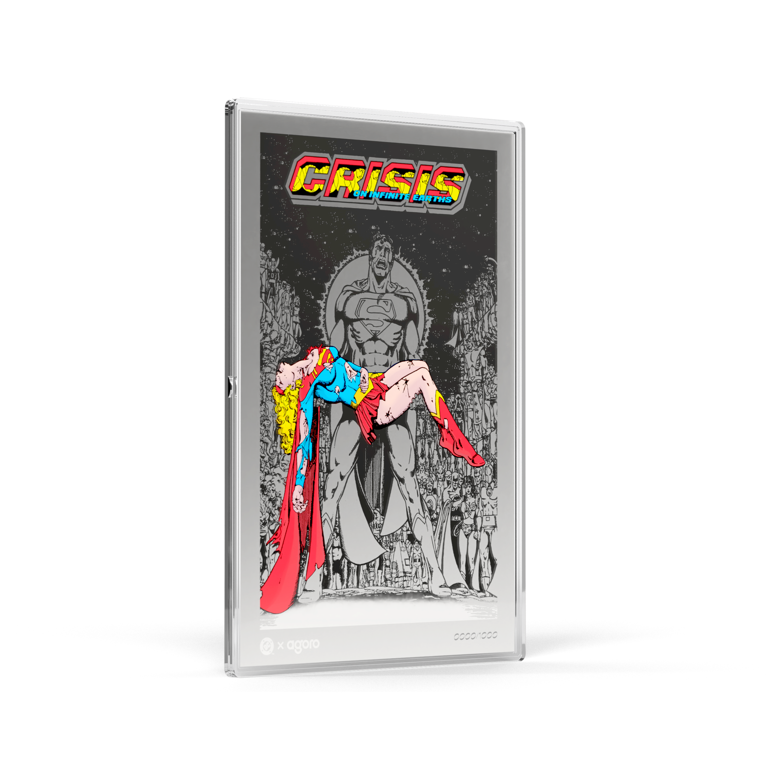 Death of Supergirl Crisis on Infinite Earths (1985) #7 Silver Collectible Foil AGORO