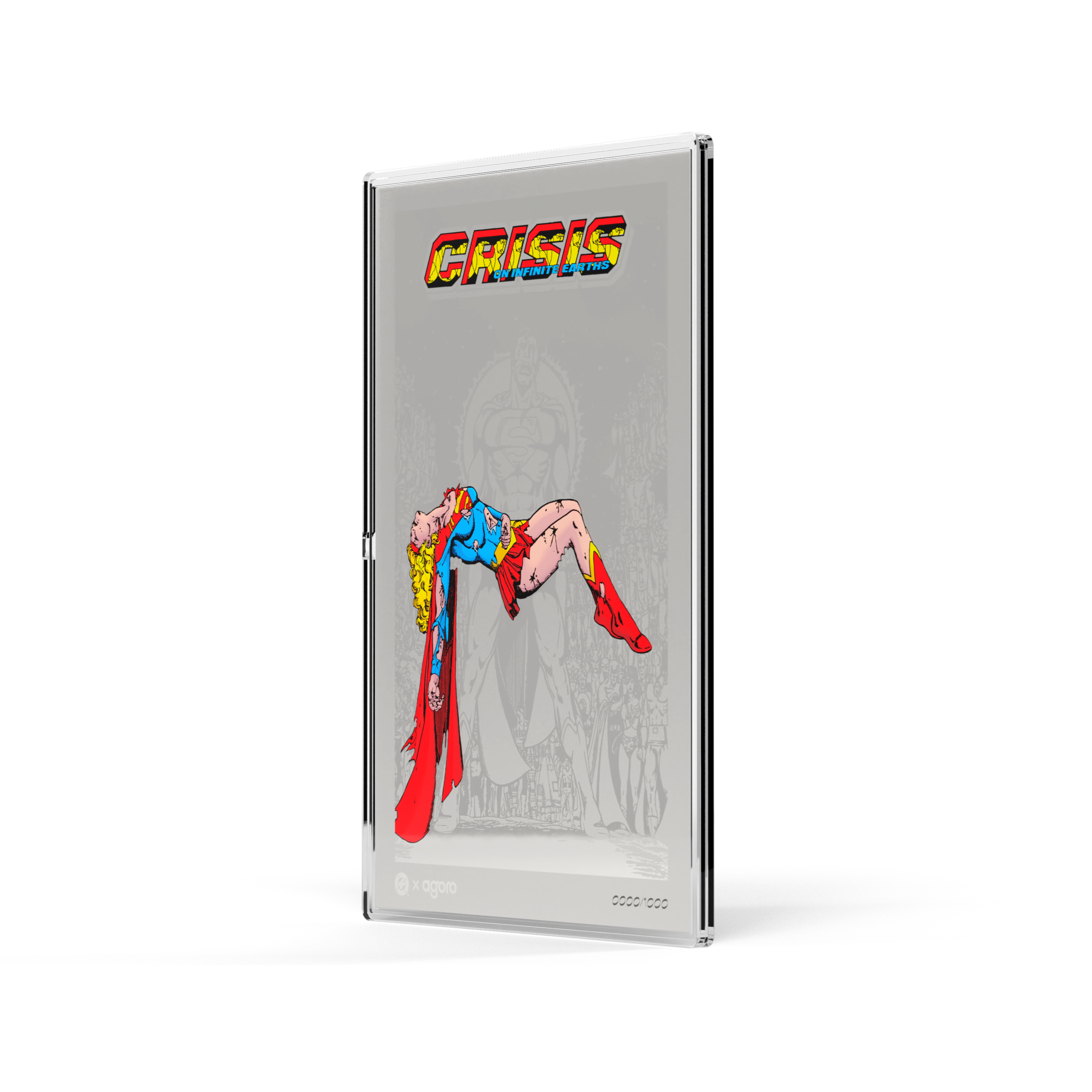 Death of Supergirl Crisis on Infinite Earths (1985) #7 Silver Collectible Foil AGORO