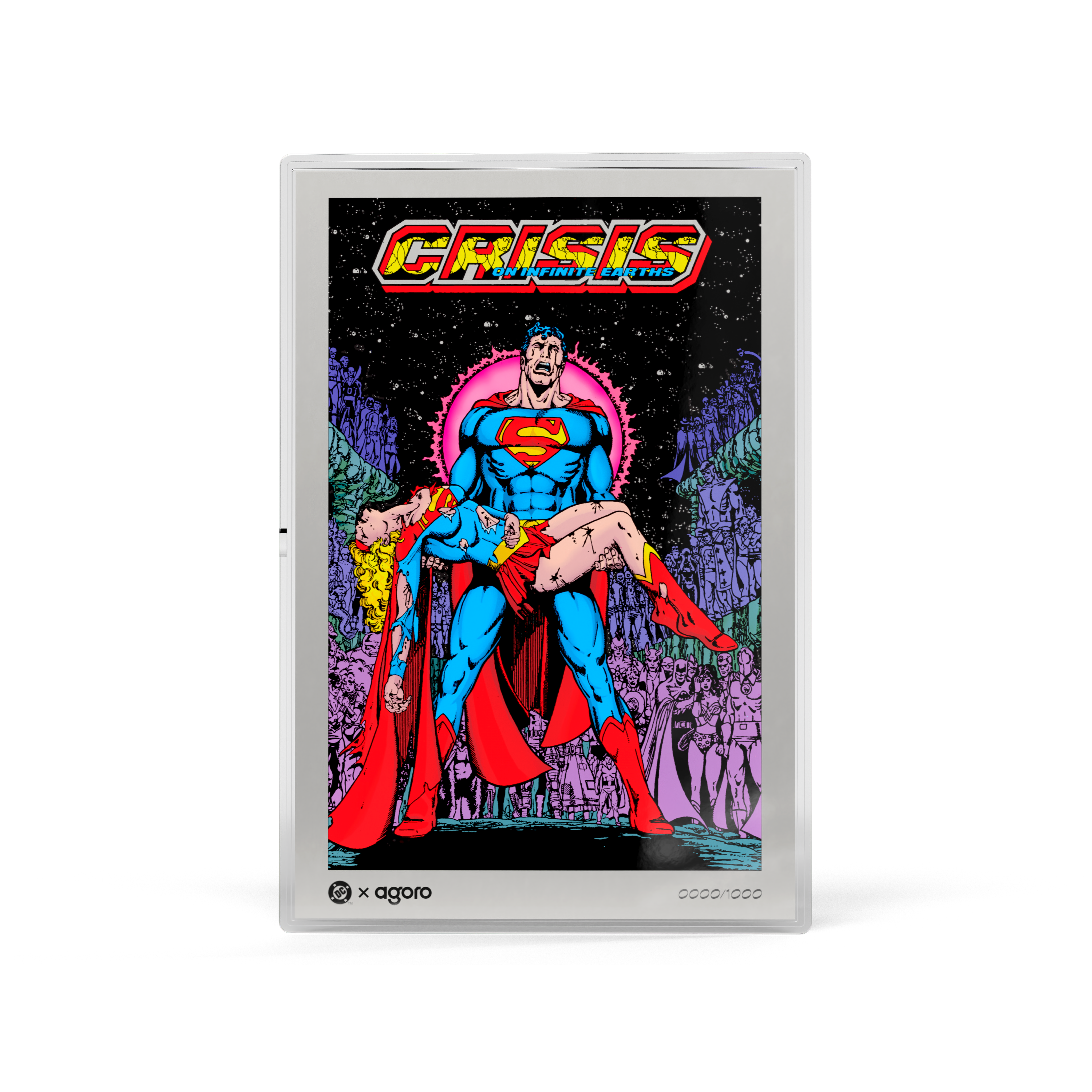 Death of Supergirl Crisis on Infinite Earths (1985) #7 Silver Collectible Foil AGORO