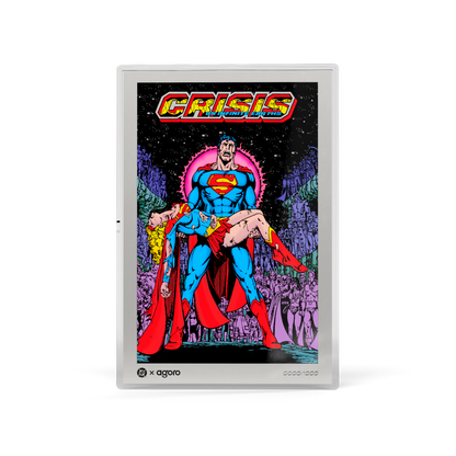Death of Supergirl Crisis on Infinite Earths (1985) #7 Silver Collectible Foil AGORO