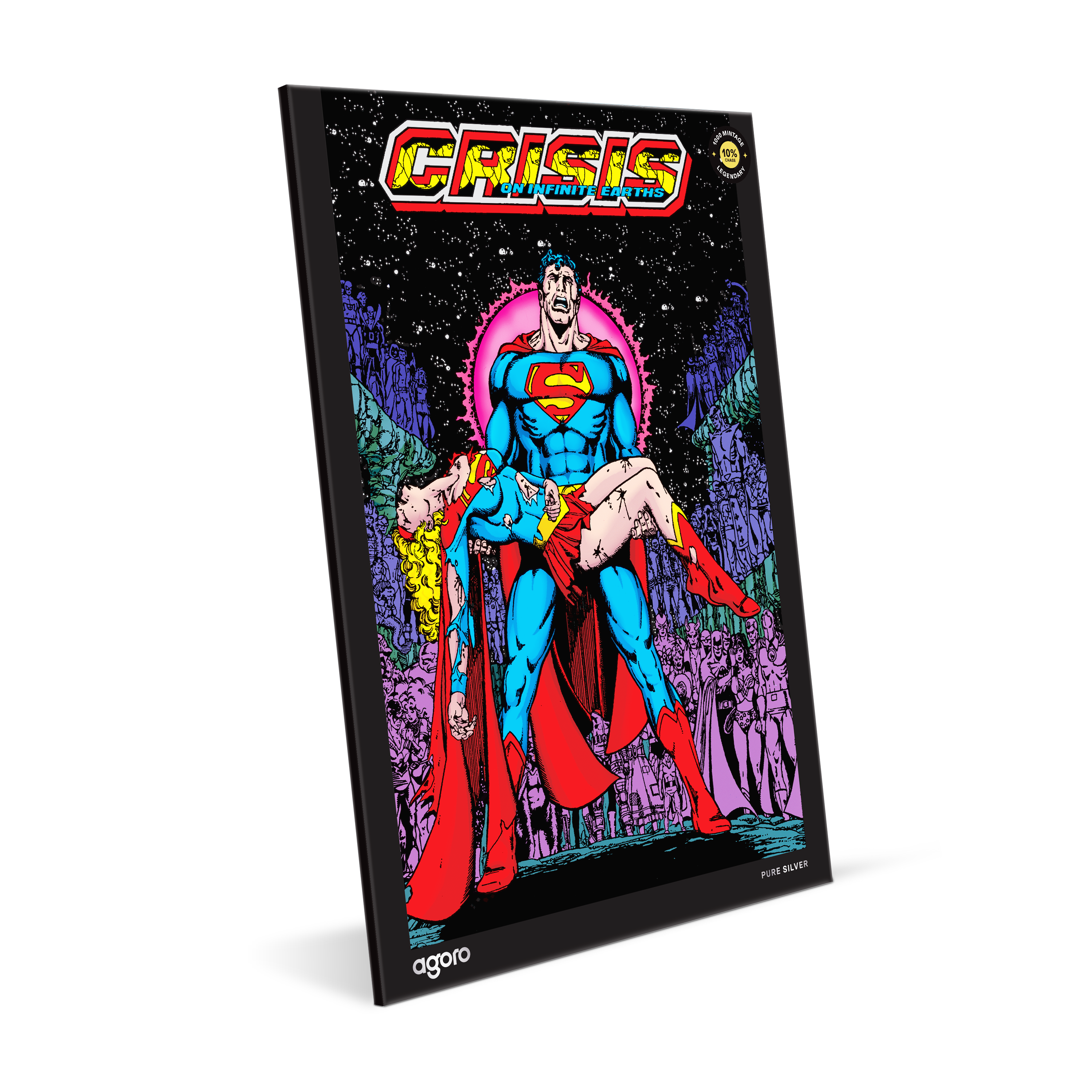 Death of Supergirl Crisis on Infinite Earths (1985) #7 Silver Collectible Foil AGORO