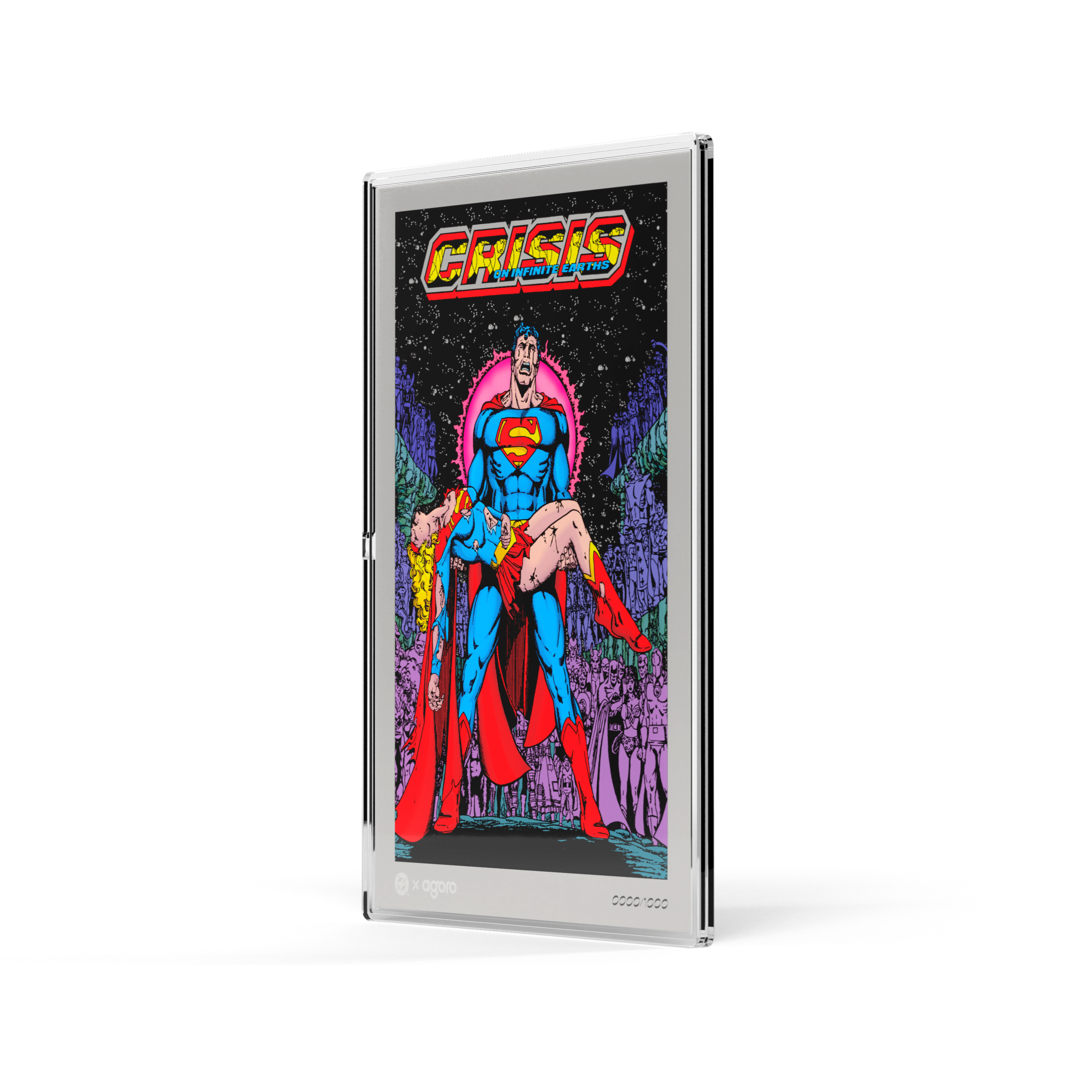 Death of Supergirl Crisis on Infinite Earths (1985) #7 Silver Collectible Foil AGORO