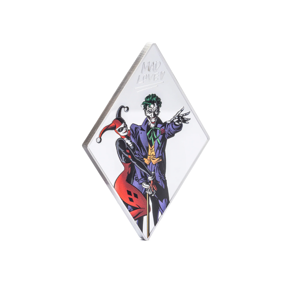 THE JOKER™ & HARLEY QUINN™ 3 Oz Silver Collectible Coin