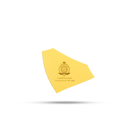 Superman's Emblem Pure Gold Collectible Agoro