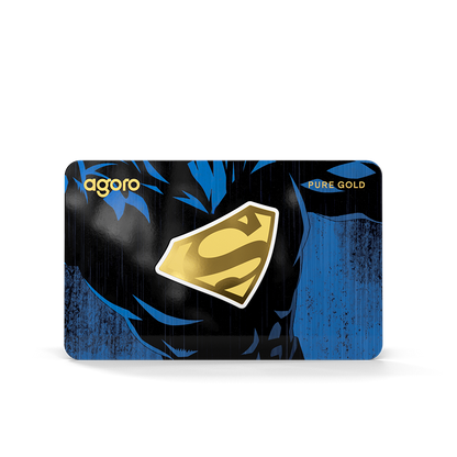 Superman's Emblem Pure Gold Collectible Agoro