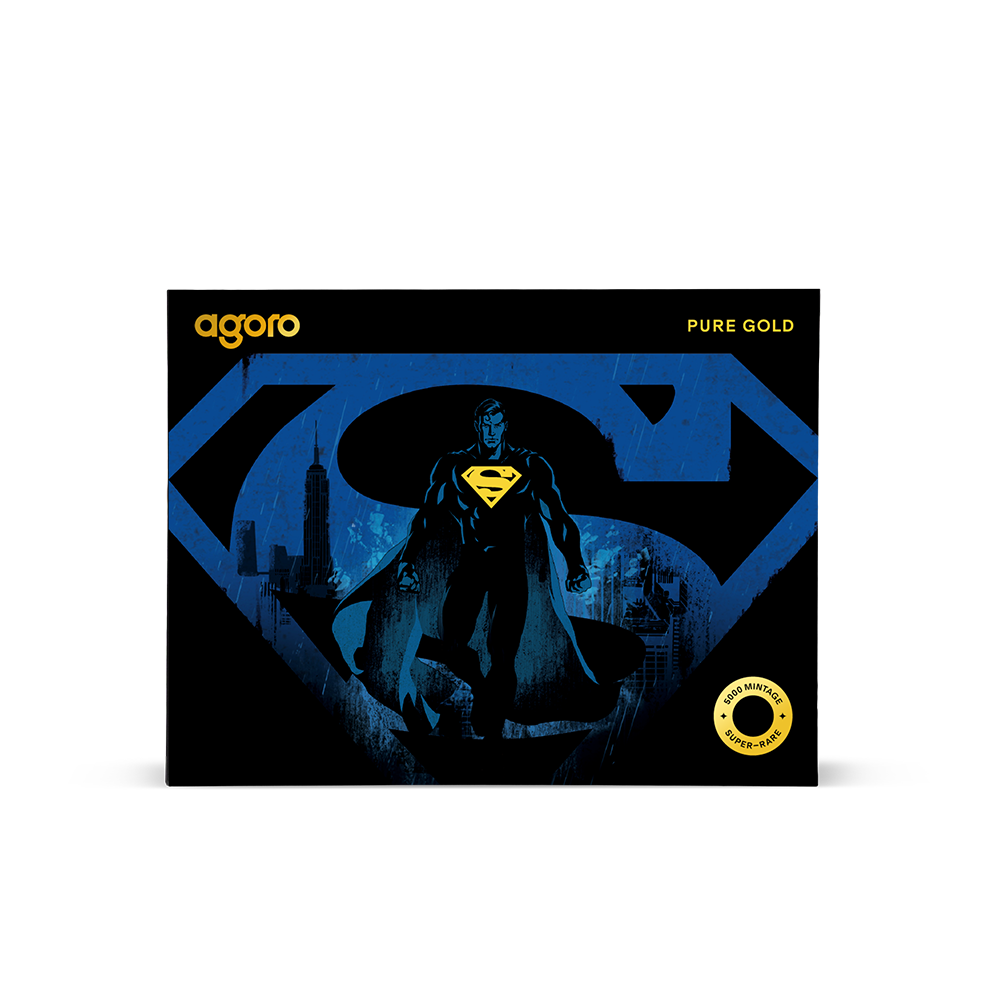 Superman's Emblem Pure Gold Collectible Agoro