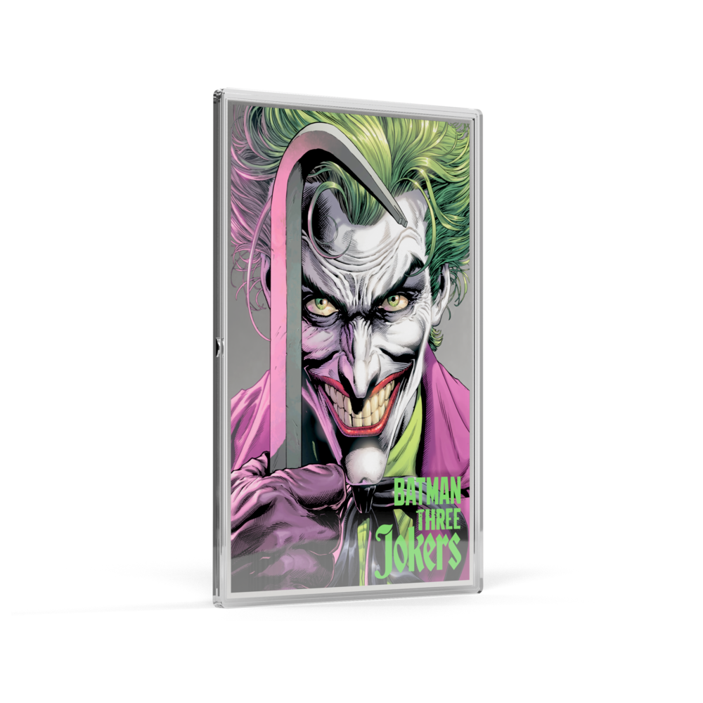 Batman Three Jokers #1 The Clown Silver Collectible Foil AGORO