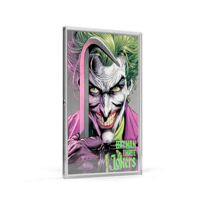 Batman Three Jokers #1 The Clown Silver Collectible Foil AGORO