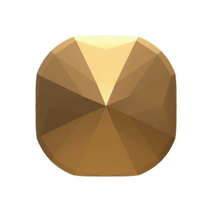 DE BEERS Ideal Cushion Diamond Pure Gold Coin $500 Canada 2024