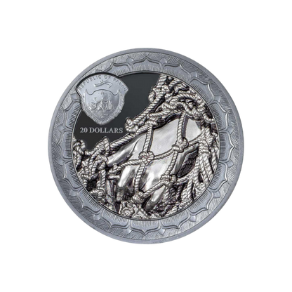 DISILLUSION Eternal Sculptures II 3 Oz Silver Coin $20 Palau 2023