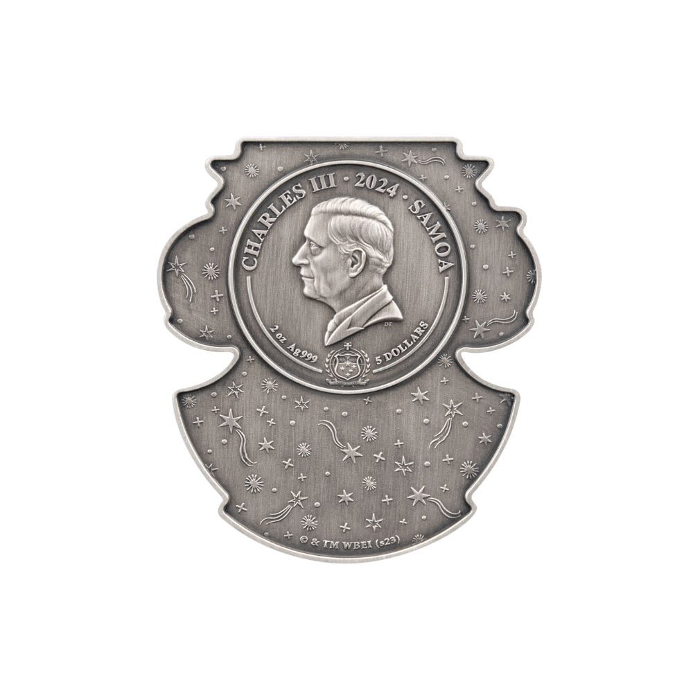 DOBBY Harry Potter 2 Oz Silver Coin $5 Samoa 2024