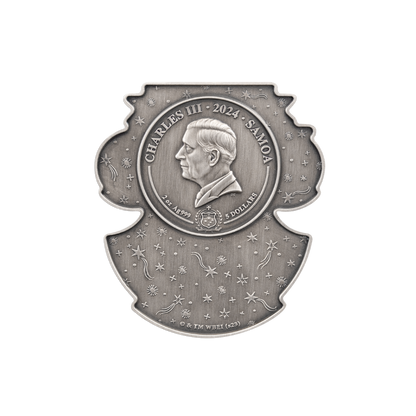 DOBBY Harry Potter 2 Oz Silver Coin $5 Samoa 2024
