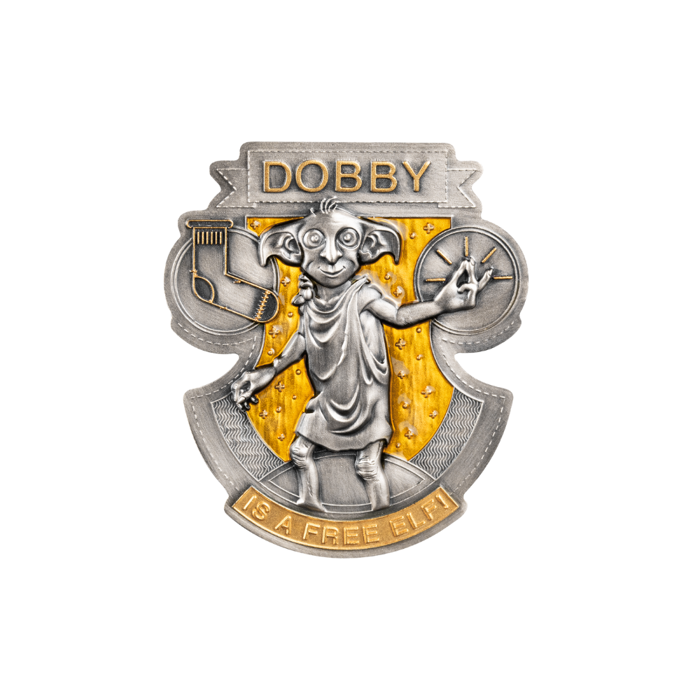 DOBBY Harry Potter 2 Oz Silver Coin $5 Samoa 2024