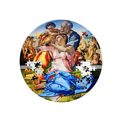 DONI TONDO Michelangelo Micropuzzle Treasures 3 Oz Silver Coin $20 Palau 2023