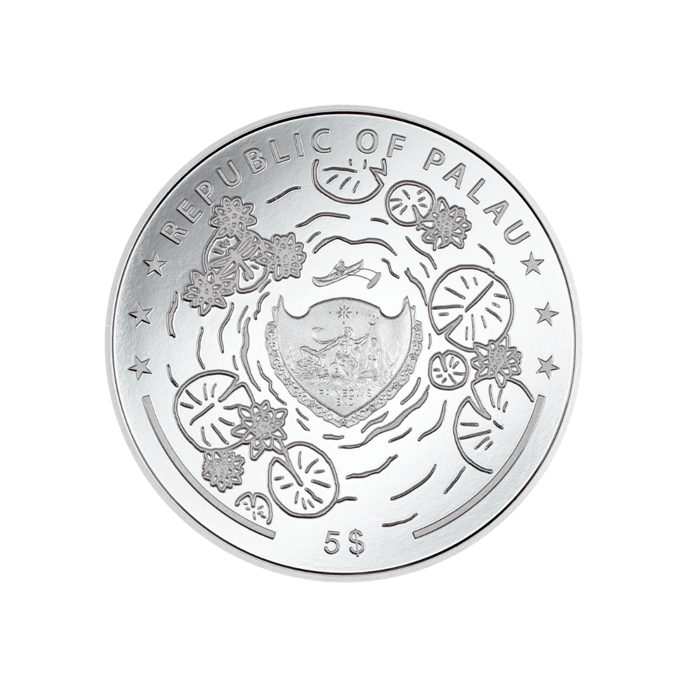 DRAGONFLY 1 Oz Silver Coin $5 Palau 2024