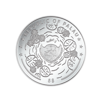 DRAGONFLY 1 Oz Silver Coin $5 Palau 2024