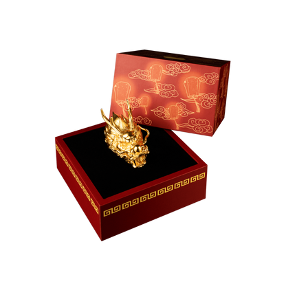 DRAGON HEAD 3D 3 Oz Silver Coin $5 Samoa 2024