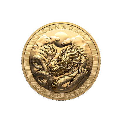 DRAGON Lunar Year Gold Coin $350 Canada 2024