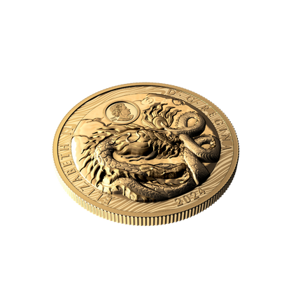 DRAGON Lunar Year Gold Coin $350 Canada 2024