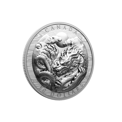 DRAGON Lunar Year Silver Coin $50 Canada 2024