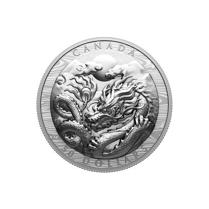 DRAGON Lunar Year Silver Coin $50 Canada 2024