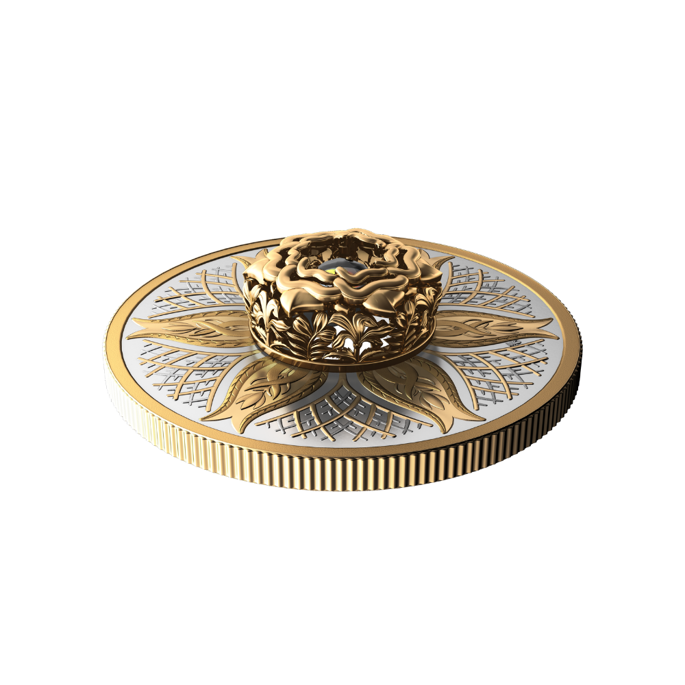 Dancing Ammolite: Elements of Nature Earth Fine Silver Coin Canada 2025