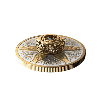 Dancing Ammolite: Elements of Nature Earth Fine Silver Coin Canada 2025