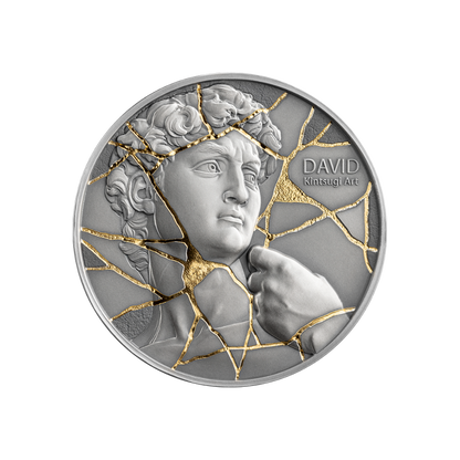 David Kintsugi Art 2 Oz Silver Coin 2025