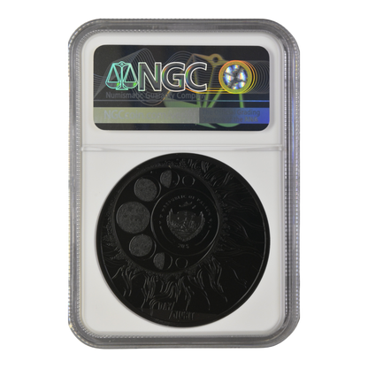 Day and Night JAGUAR 3 Oz Silver Coin $20 Palau 2023- NGC Graded PF 70